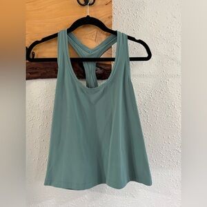Lululemon Athletica Green Unlined Racerback Athletic Tank